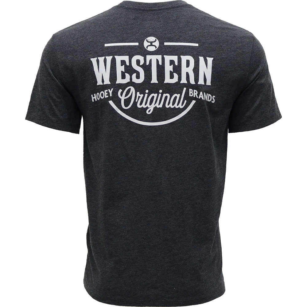 Camiseta Occidental de carbón jaspeado