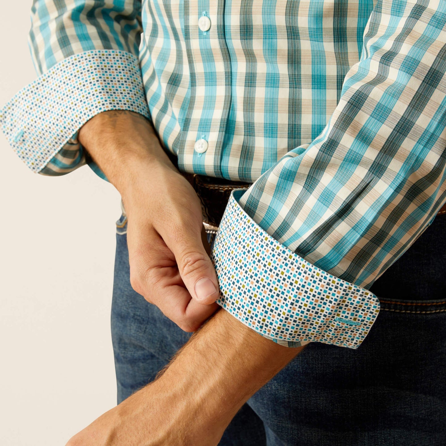 Camisa entallada Gordie sin arrugas