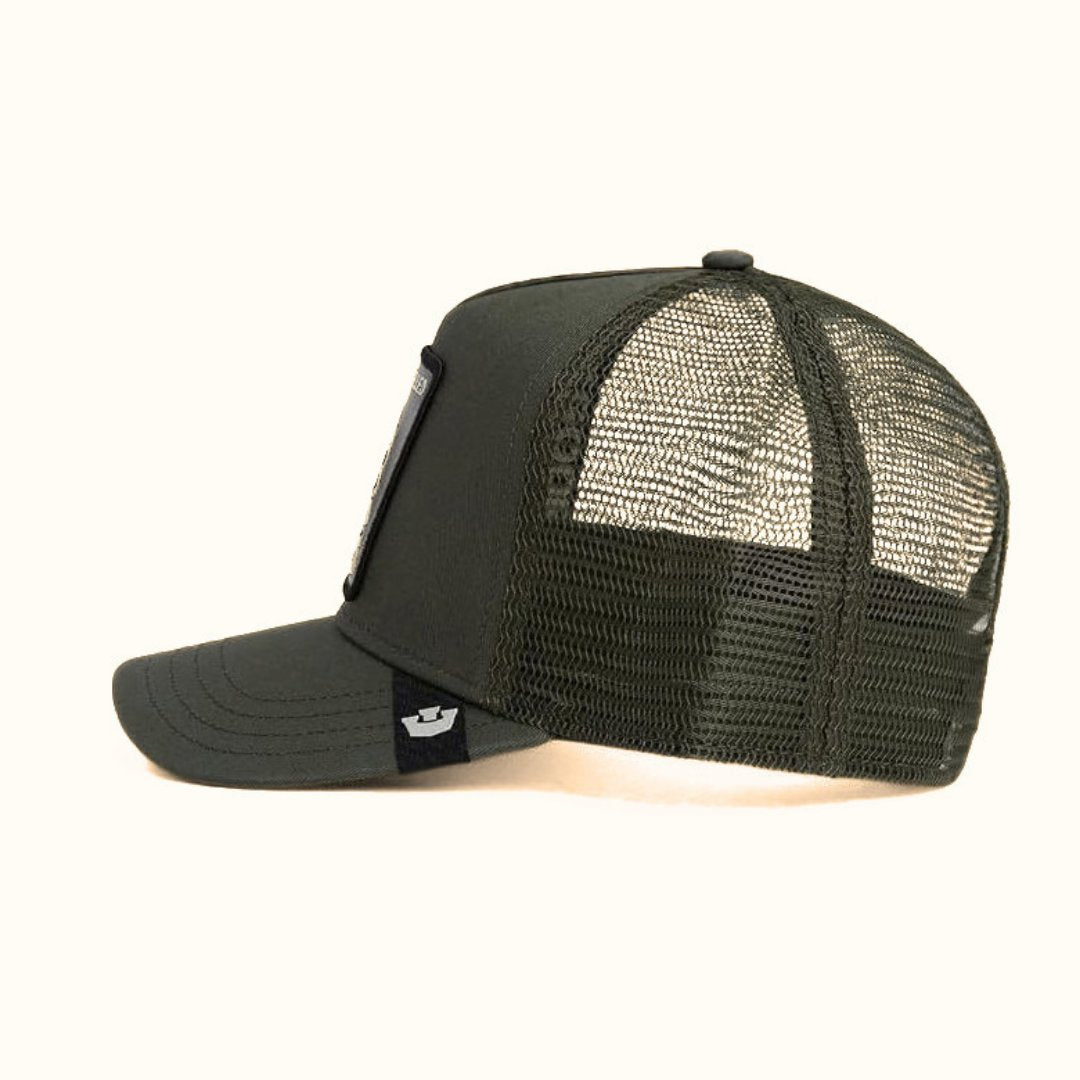 Goorin Bros. The Cancelled Skull Trucker Hat side view