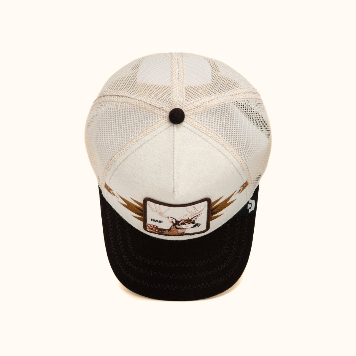 Goorin Bros. Canyon Bae trucker hat top view