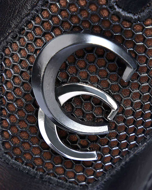 Western Rodeo Black Bison Boot