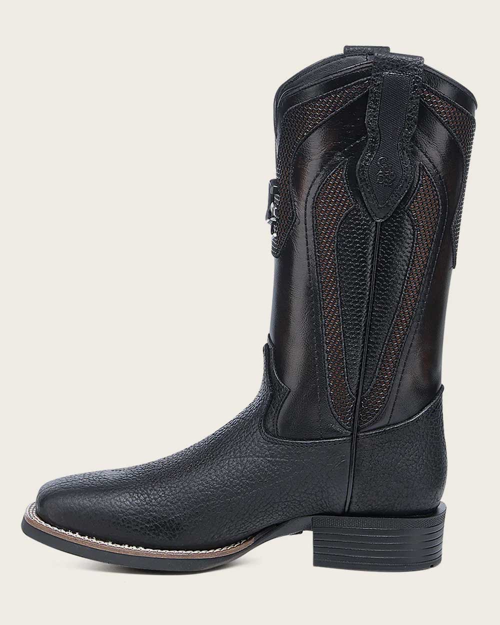 Bota de Bisonte Negro de Rodeo Occidental