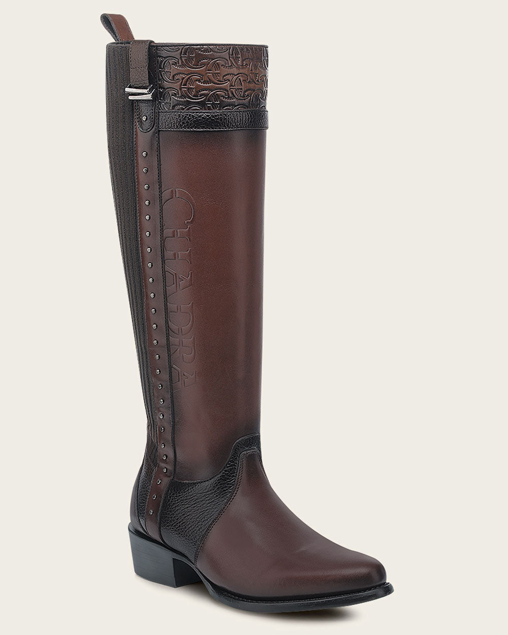 Riding Style Brown Bovine Boot