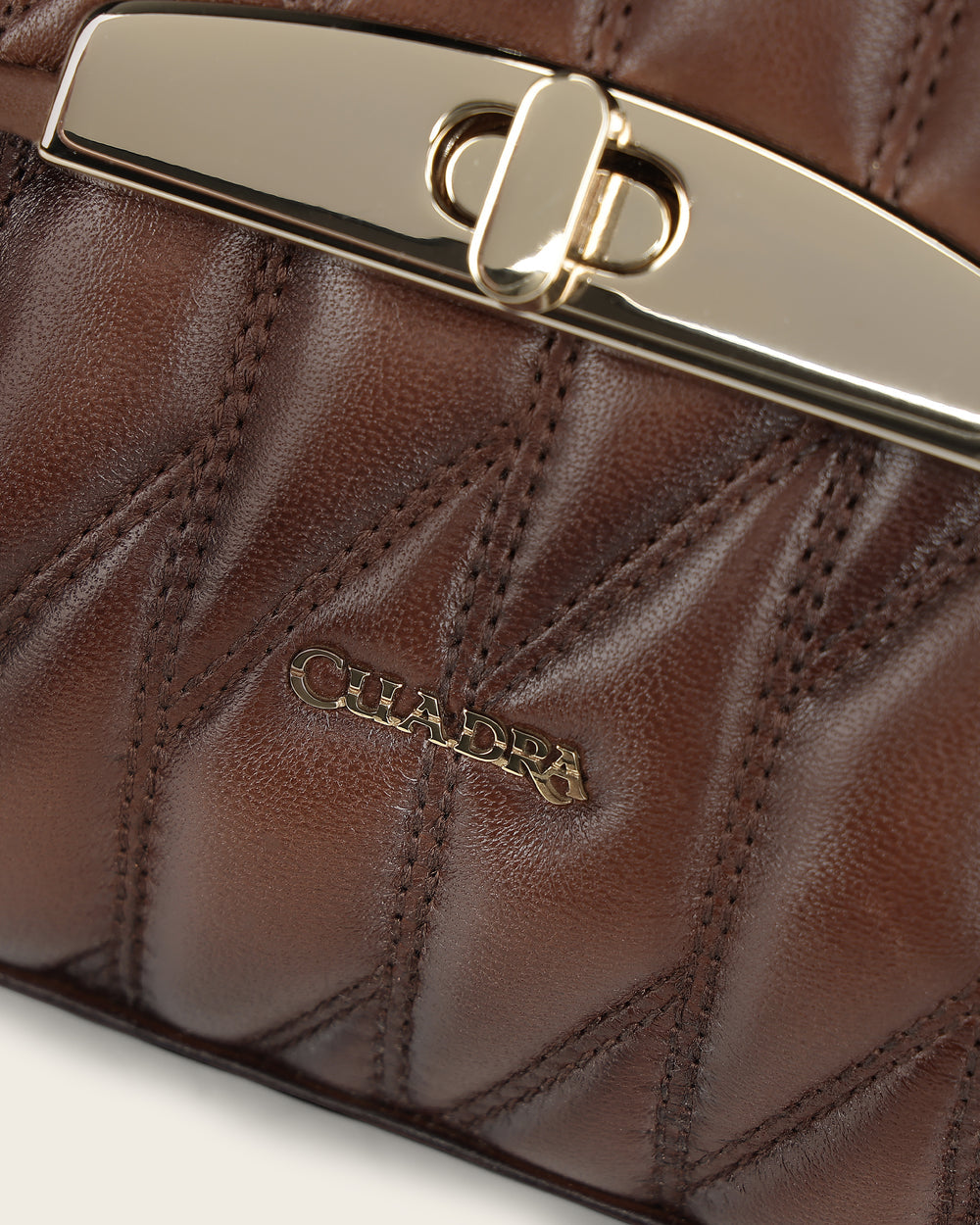 Cuadra Honey Lamb Leather Geometric close-up leather