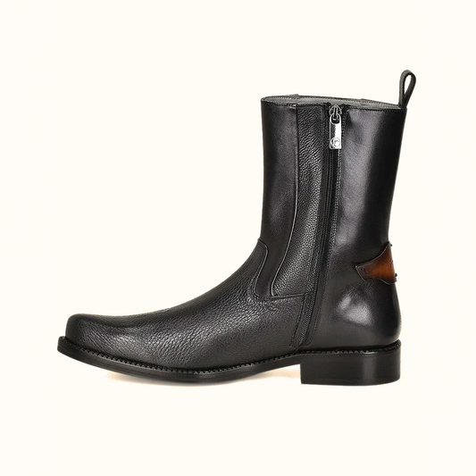 Cuadra Black Deer Boot side view