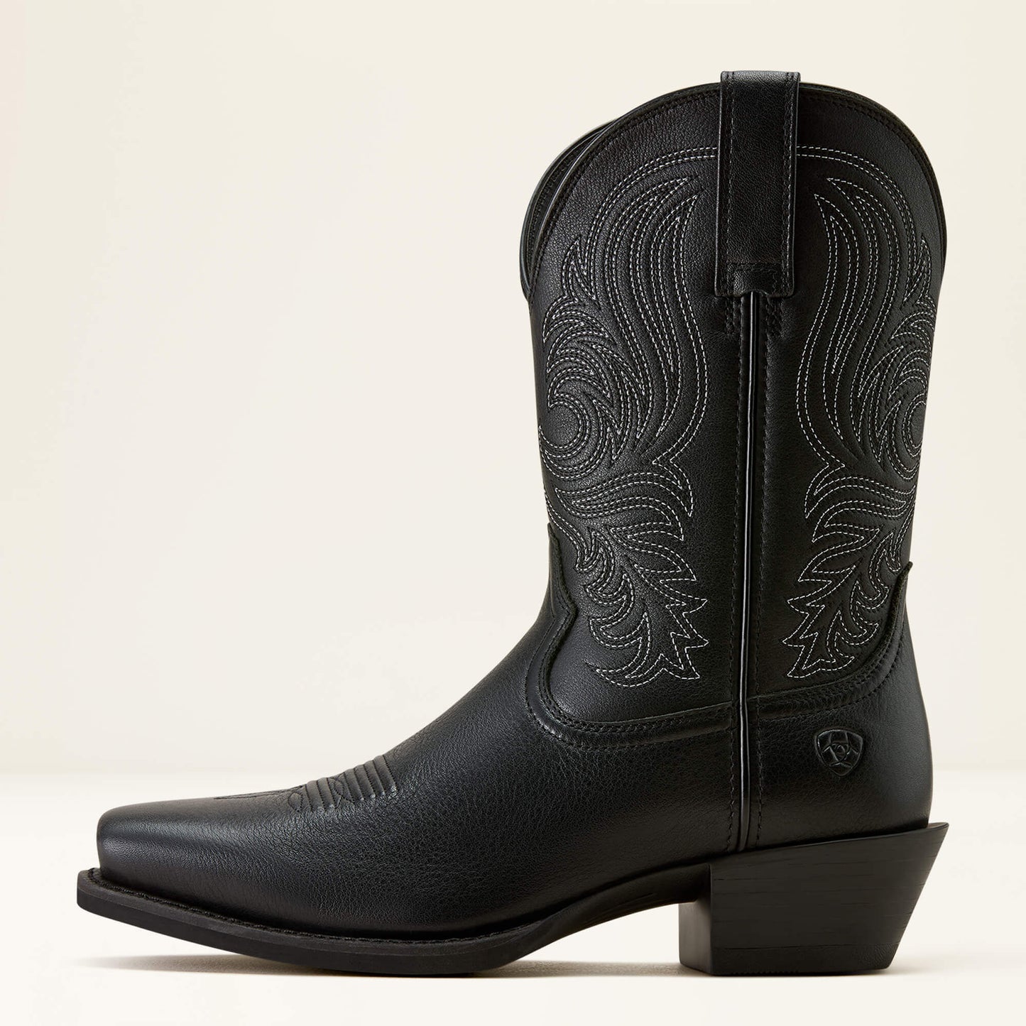 Side profile view of Ariat Sport Lawman Square Toe Cowboy Boot