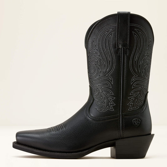 Side profile view of Ariat Sport Lawman Square Toe Cowboy Boot