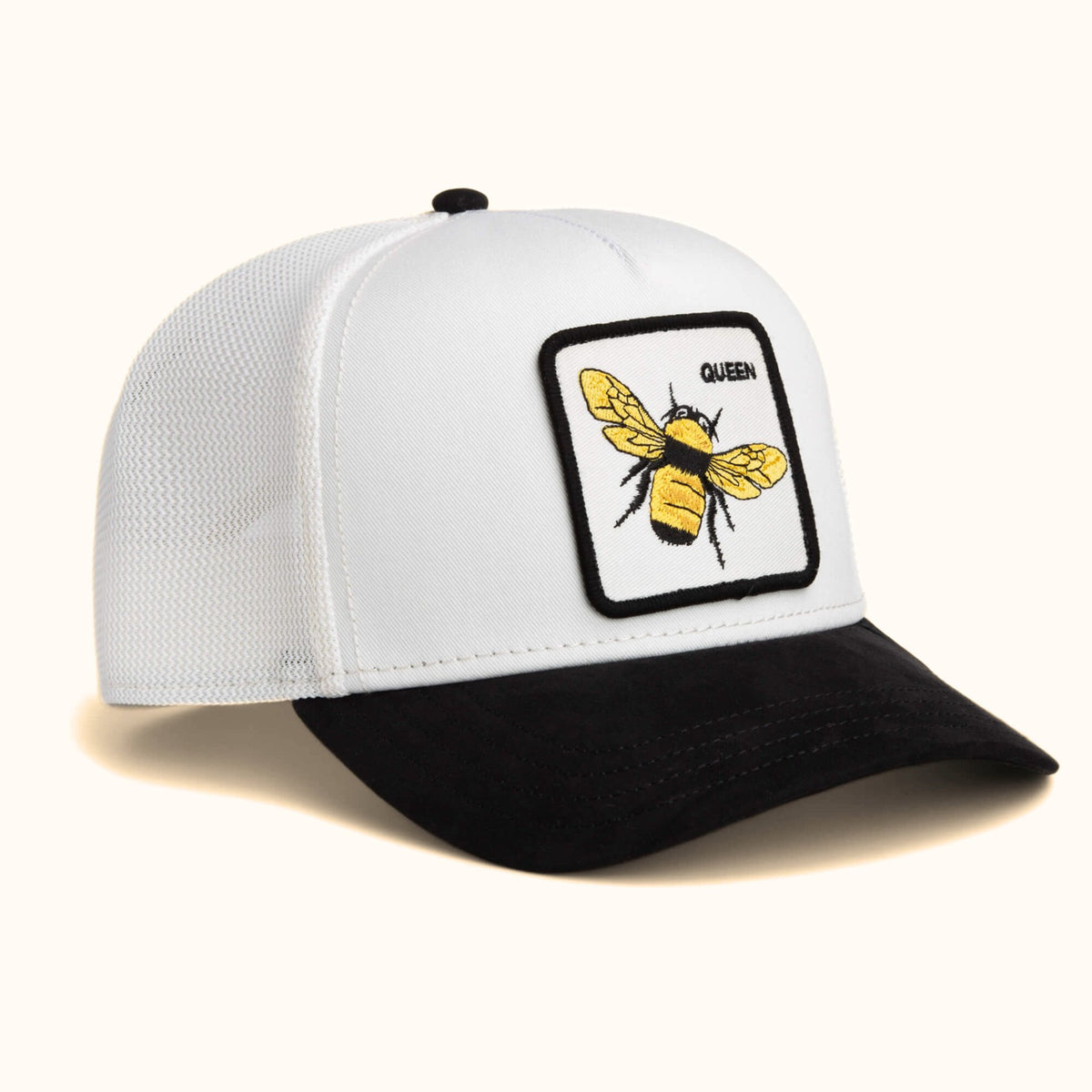 Goorin Bros. Suede Bee Trucker Hat angle view