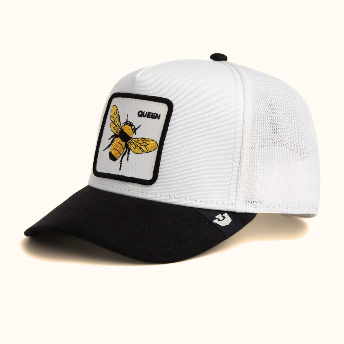 Goorin Bros. Suede Bee Trucker Hat angle view