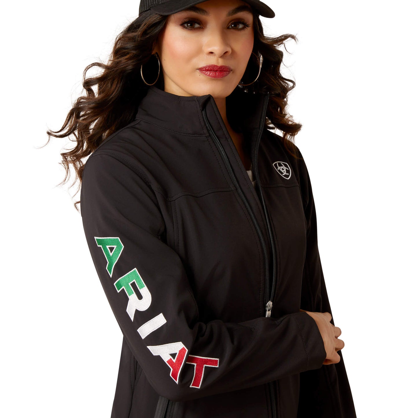 Ariat Classic Team Softshell Mexico Water Resistant Jacket portrait view