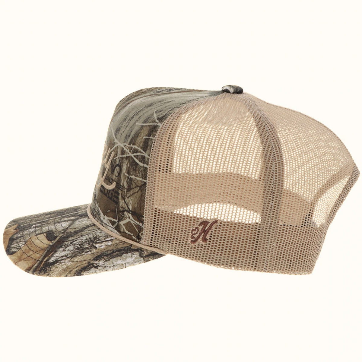 Hooey OG RealTree Edge Camo Trucker Hat side view