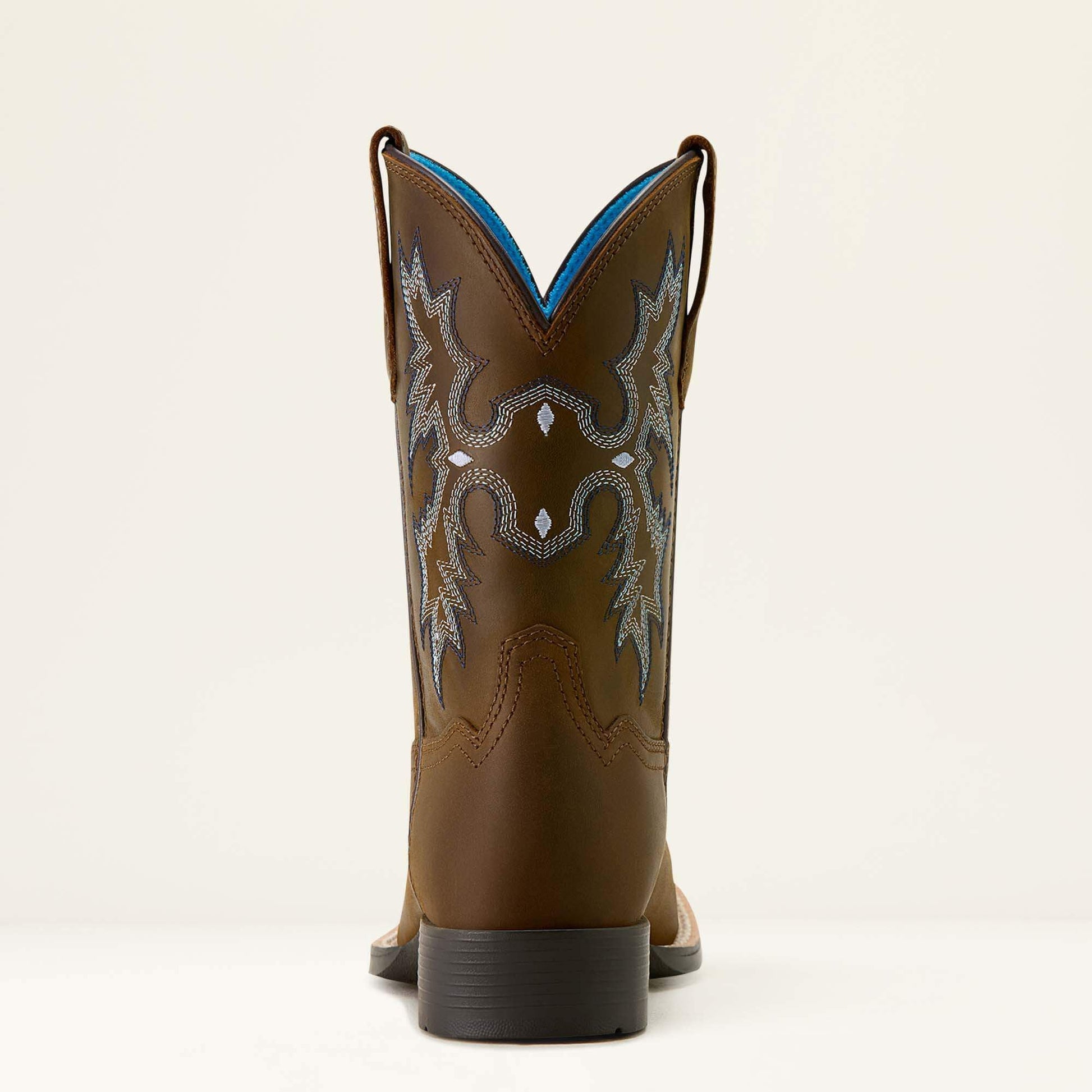 Tombstone western boot heel and rear view