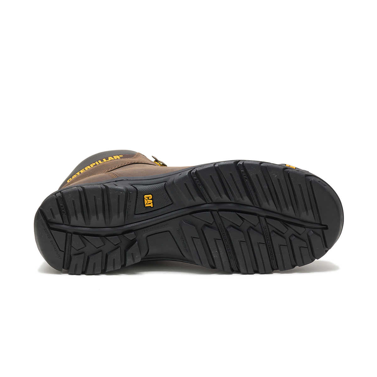 Outsole view of CAT Outline Steel Toe Work Boot