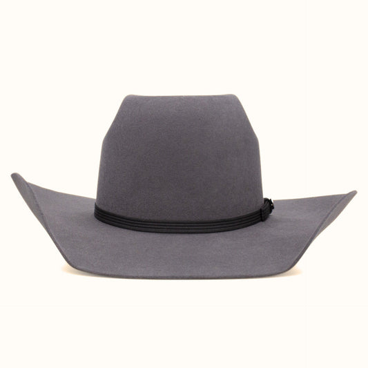 Resistol 4X Day Money gray wool cowboy hat front view