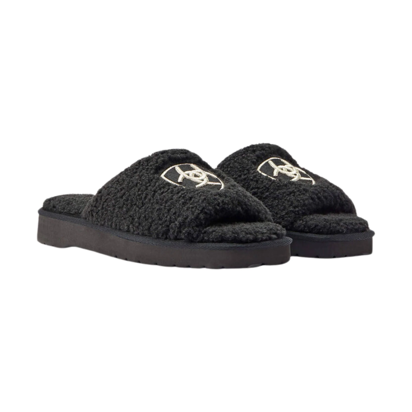 Ariat Cozy Slide Slipper angled pair view