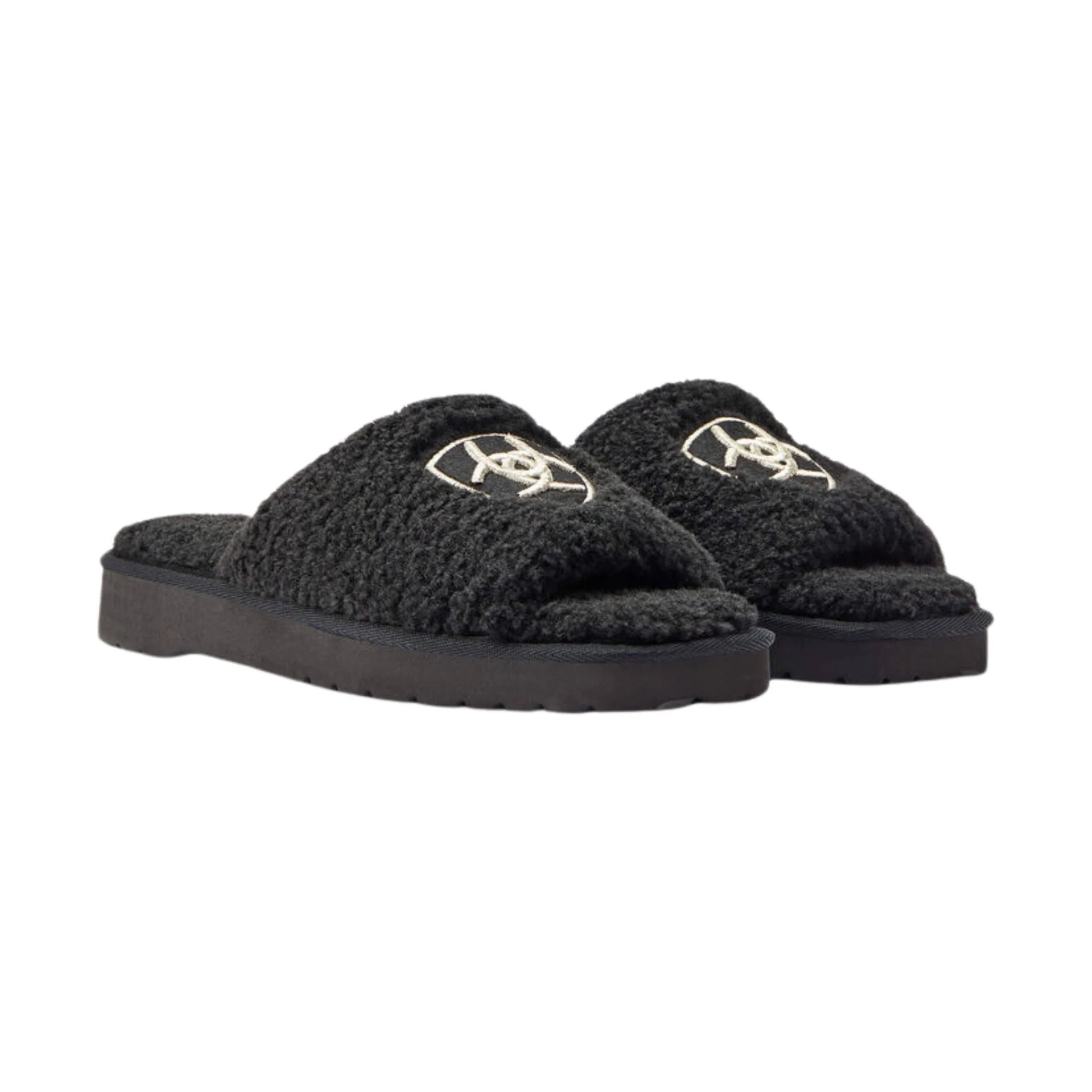 Ariat Cozy Slide Slipper angled pair view