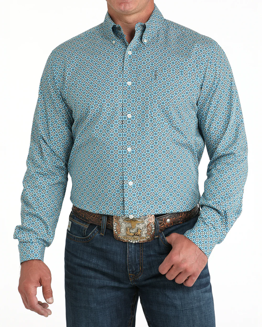 Camisa vaquera de botones de corte moderno