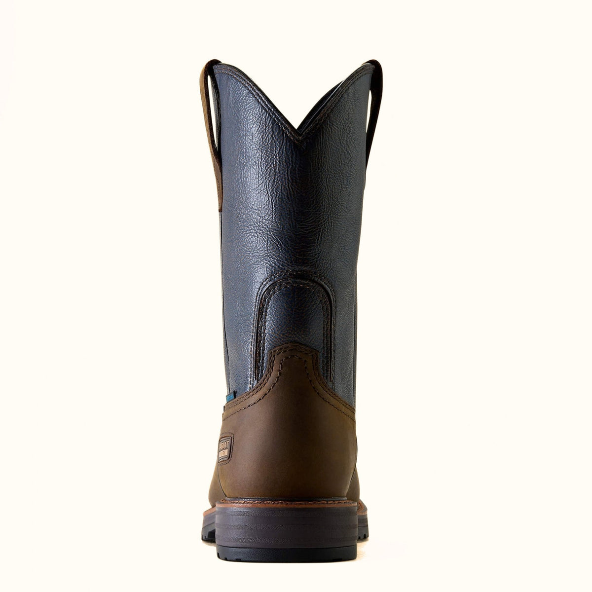 Ariat Activator Patriot waterproof steel toe work boot back view