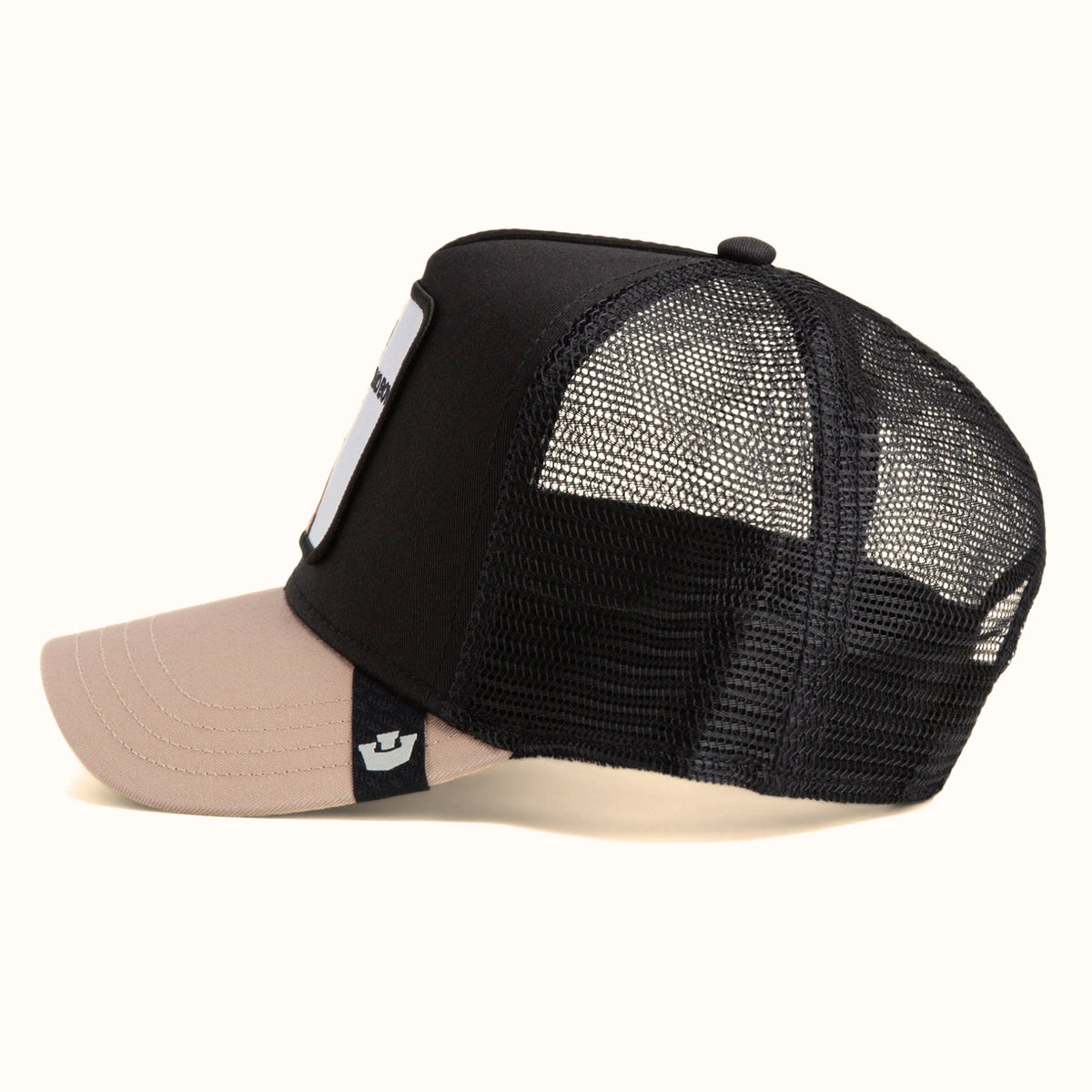 Goorin Bros. The Bad Boy Dog Trucker Hat black mesh side view