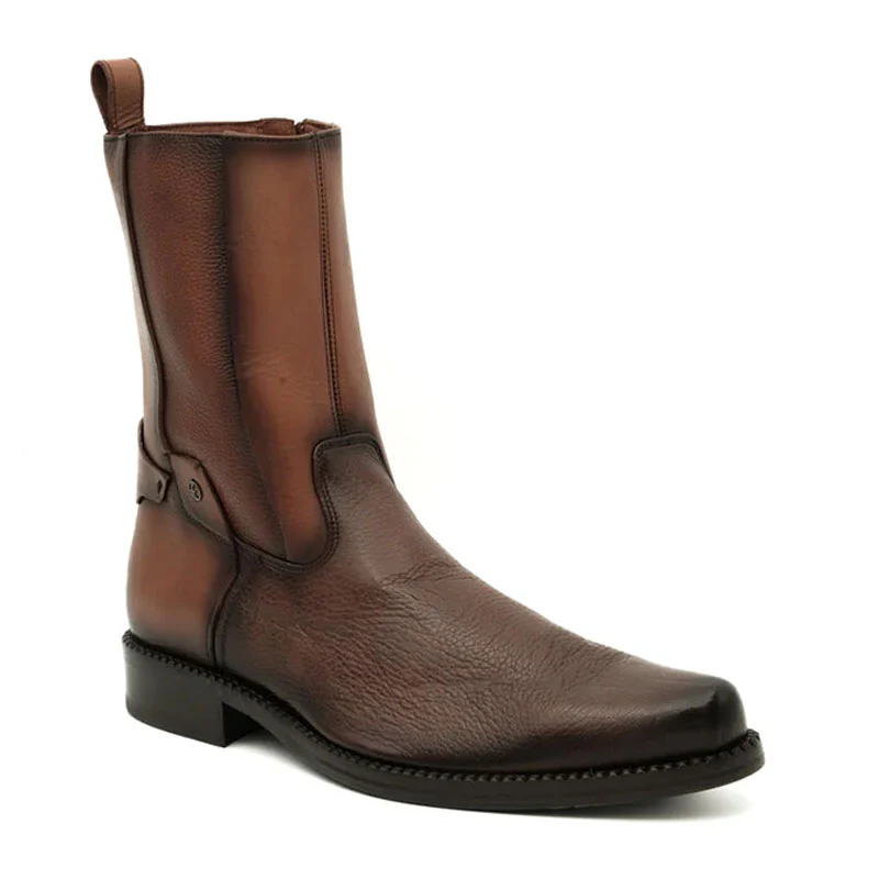Bota Casual de Tobillo con Cremallera Honey Deer