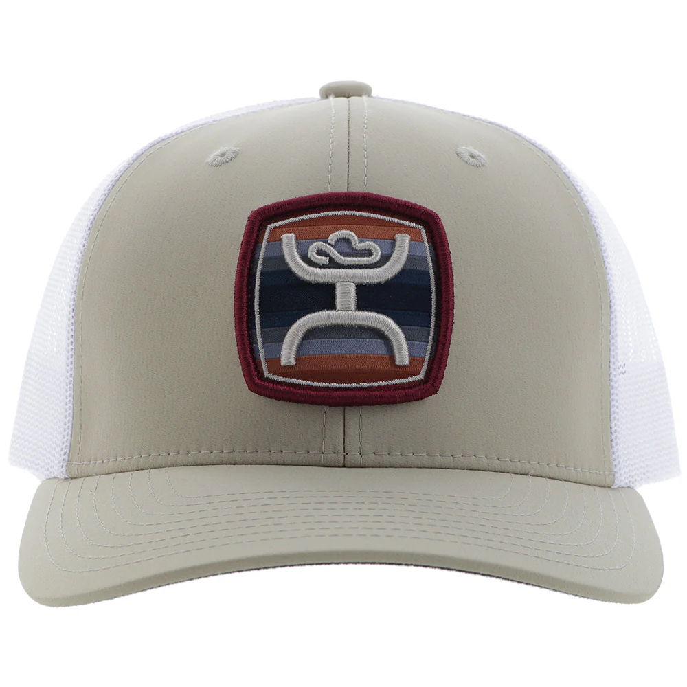 Zenith Hat Tan/White W/ Serape Patch