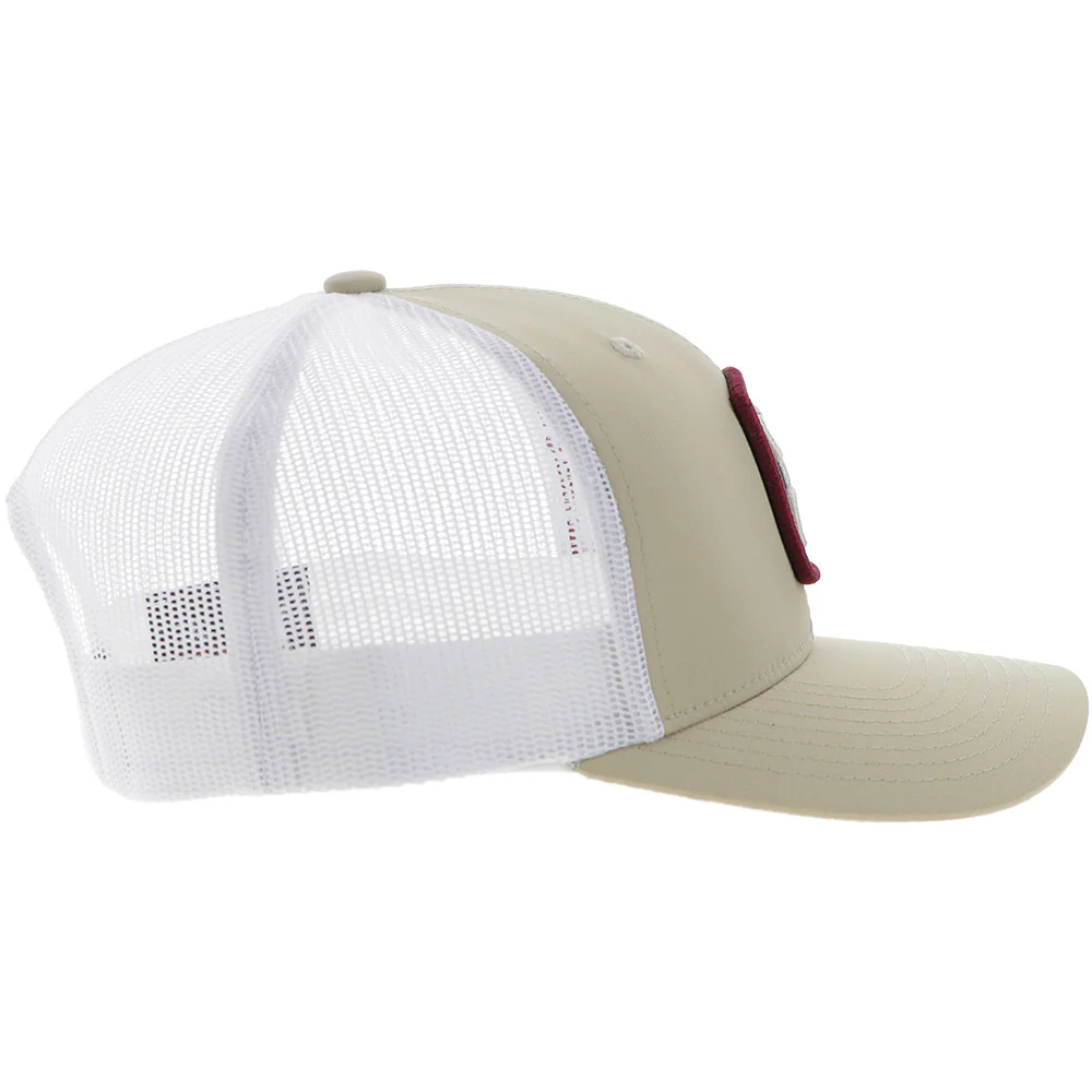 Zenith Hat Tan/White W/ Serape Patch