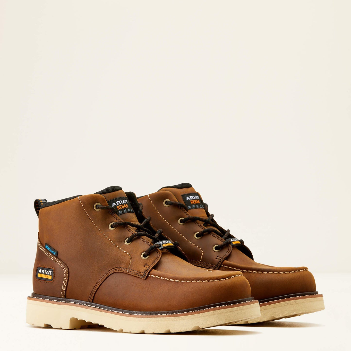 Ariat Rebar Lift Chukka Waterproof Work Boot low side angle view