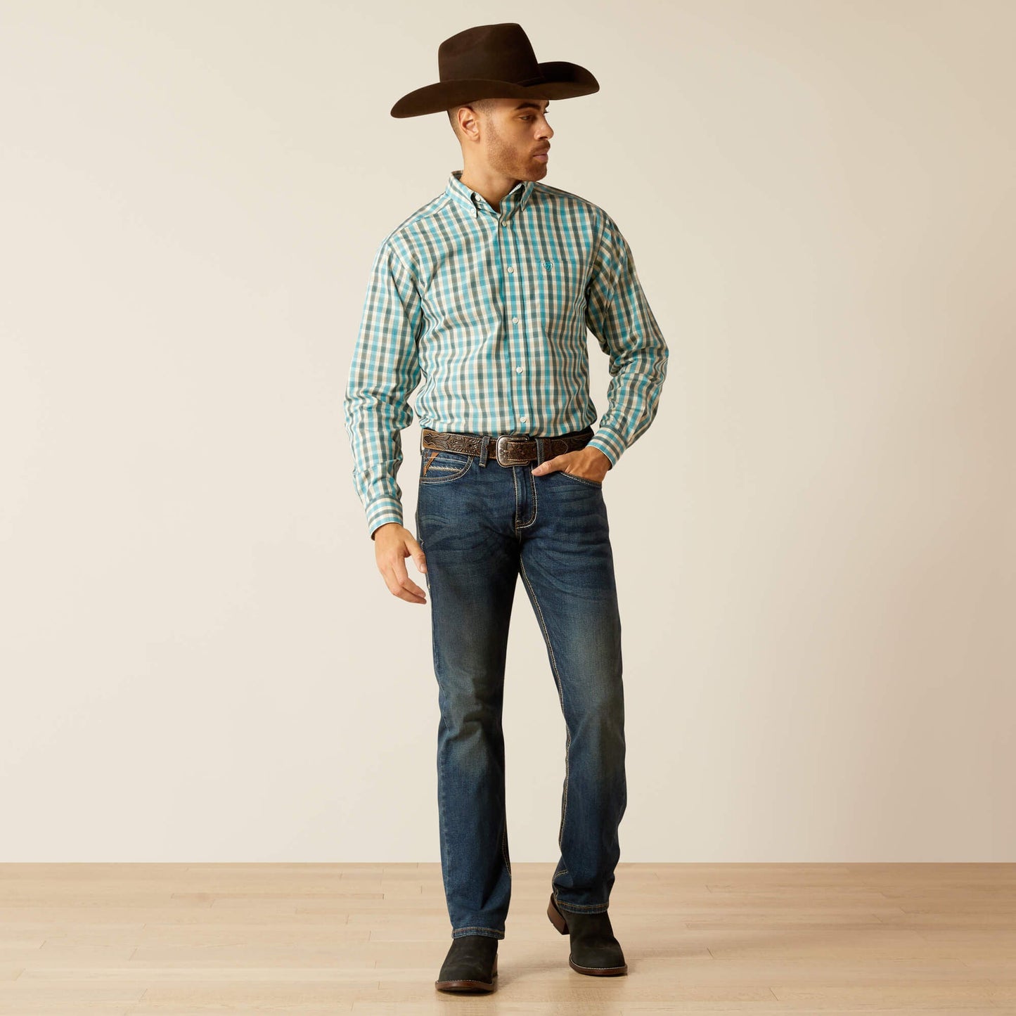 Camisa entallada Gordie sin arrugas