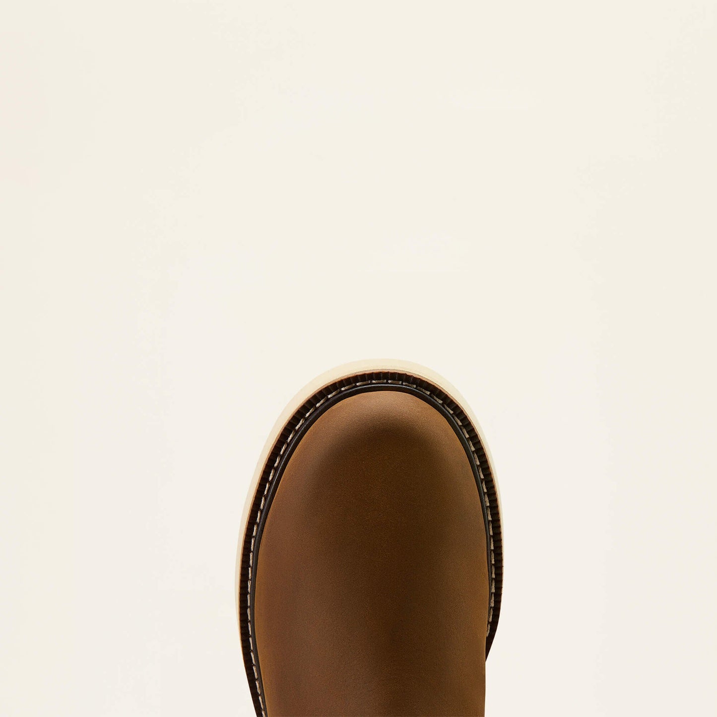 Ariat Rebar Wedge Chelsea Waterproof Work Boot front view showing round toe