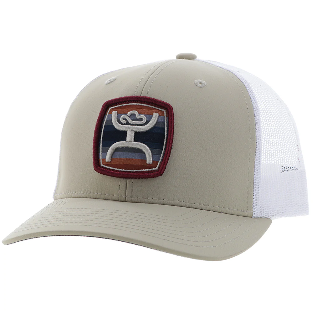 Zenith Hat Tan/White W/ Serape Patch