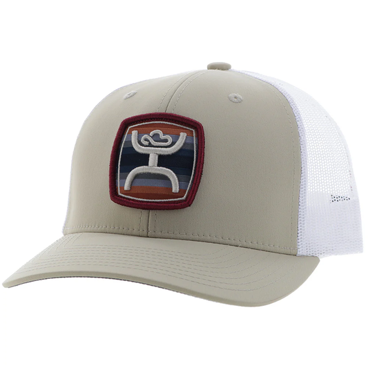 Zenith Hat Tan/White W/ Serape Patch