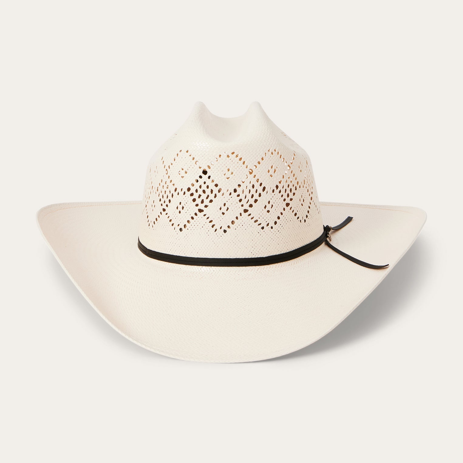 Stetson Brookwood 10X straw cowboy hat front view