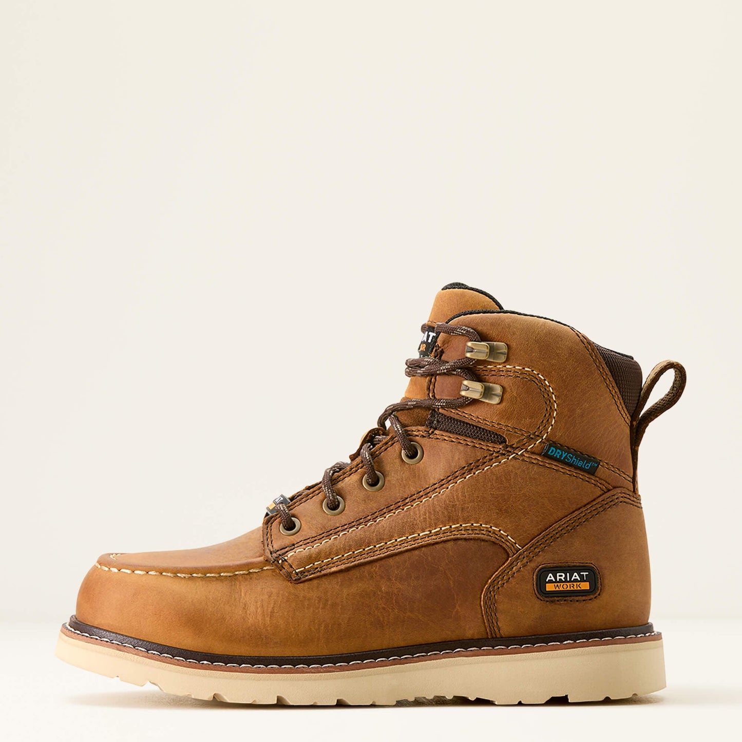Ariat Rebar Wedge Moc Toe Waterproof Work Boot side profile