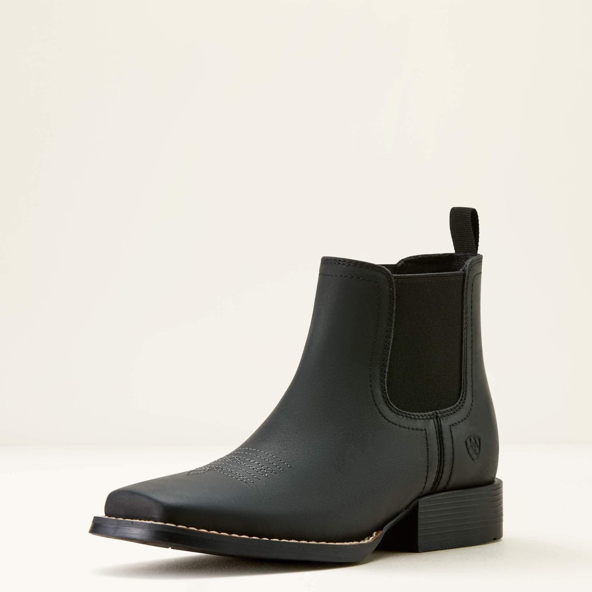 Ariat Booker Chelsea western boot angled side view