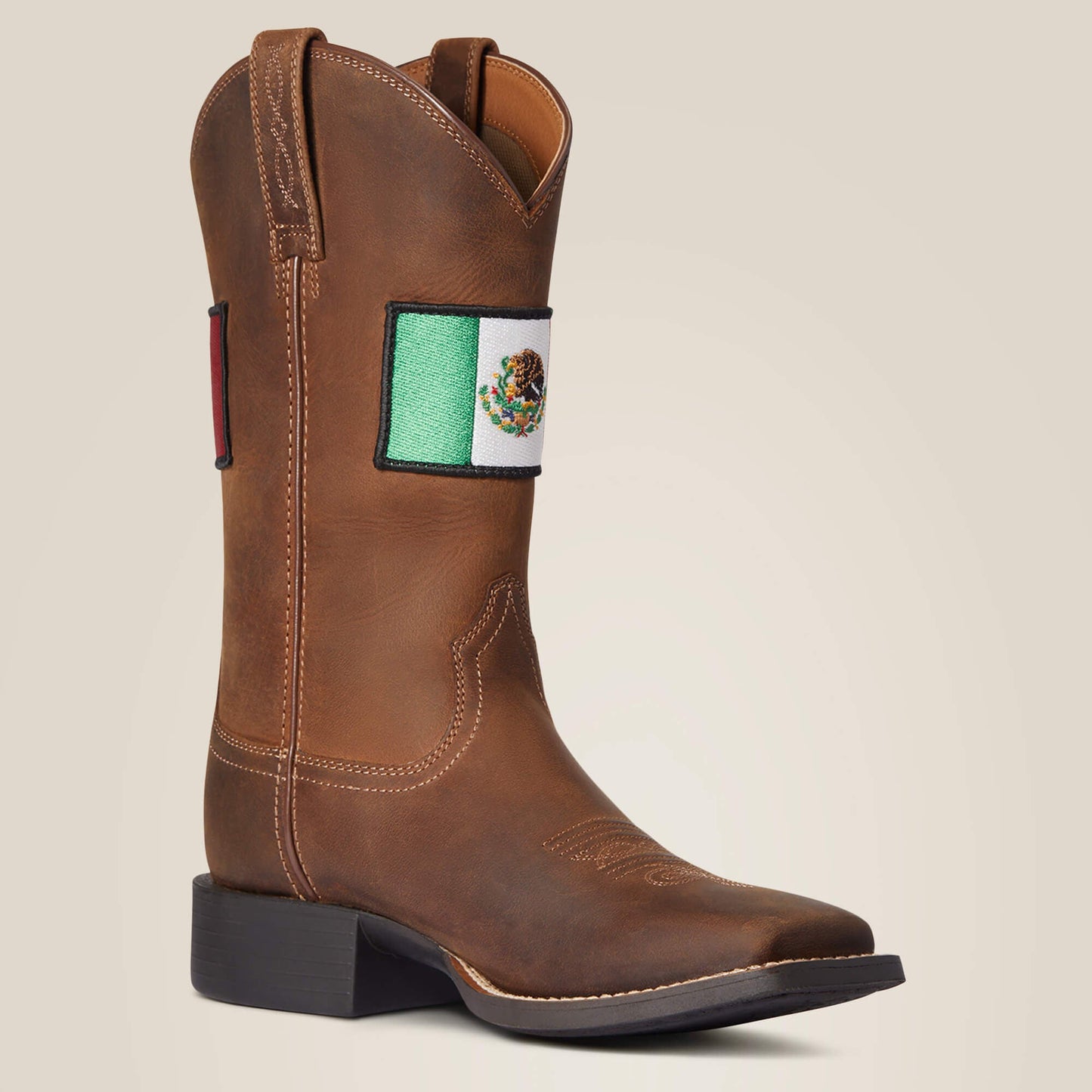 Bota Vaquera Round Up Orgullo Mexicano