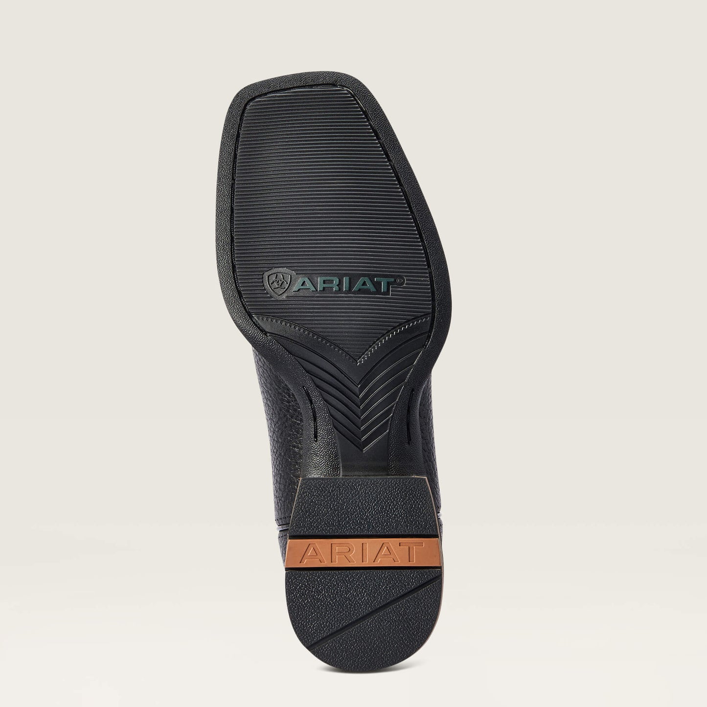 Ariat Everlite Countdown Black Western Boot outsole view