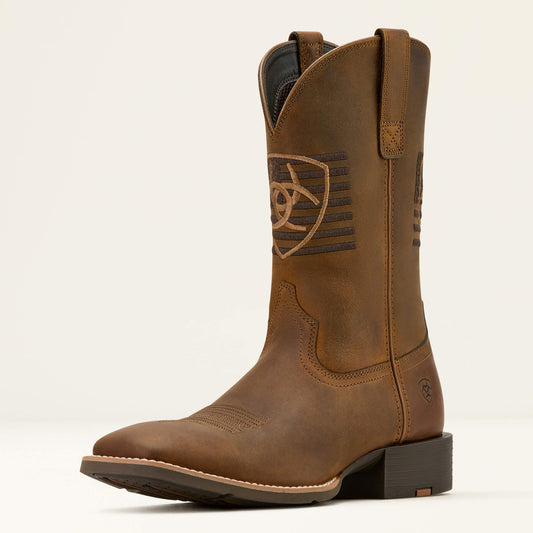 Bota Vaquera Sport Freedom con Punta Cuadrada Ancha