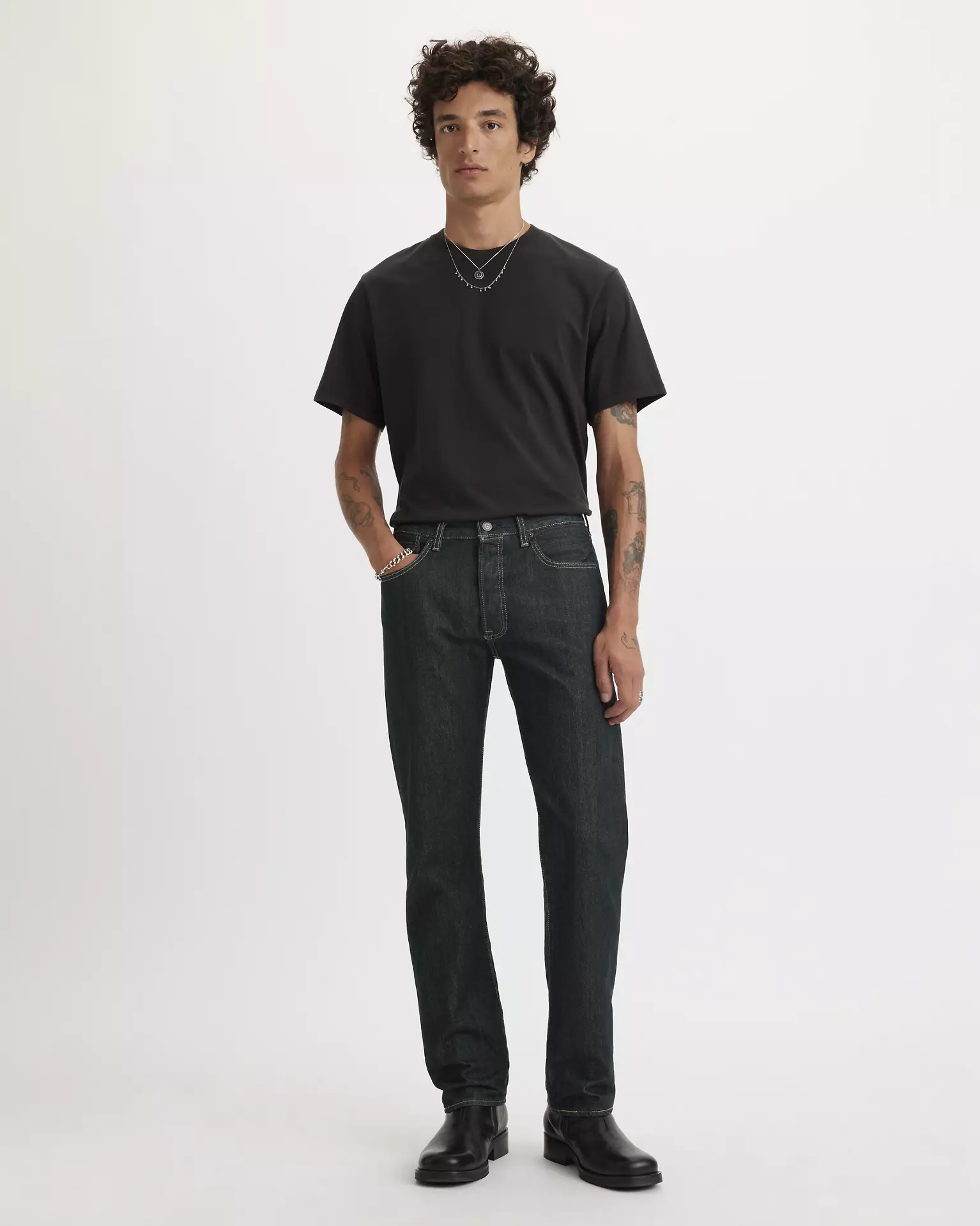 Levi’s 501 Original Fit Men’s Jeans full-length view