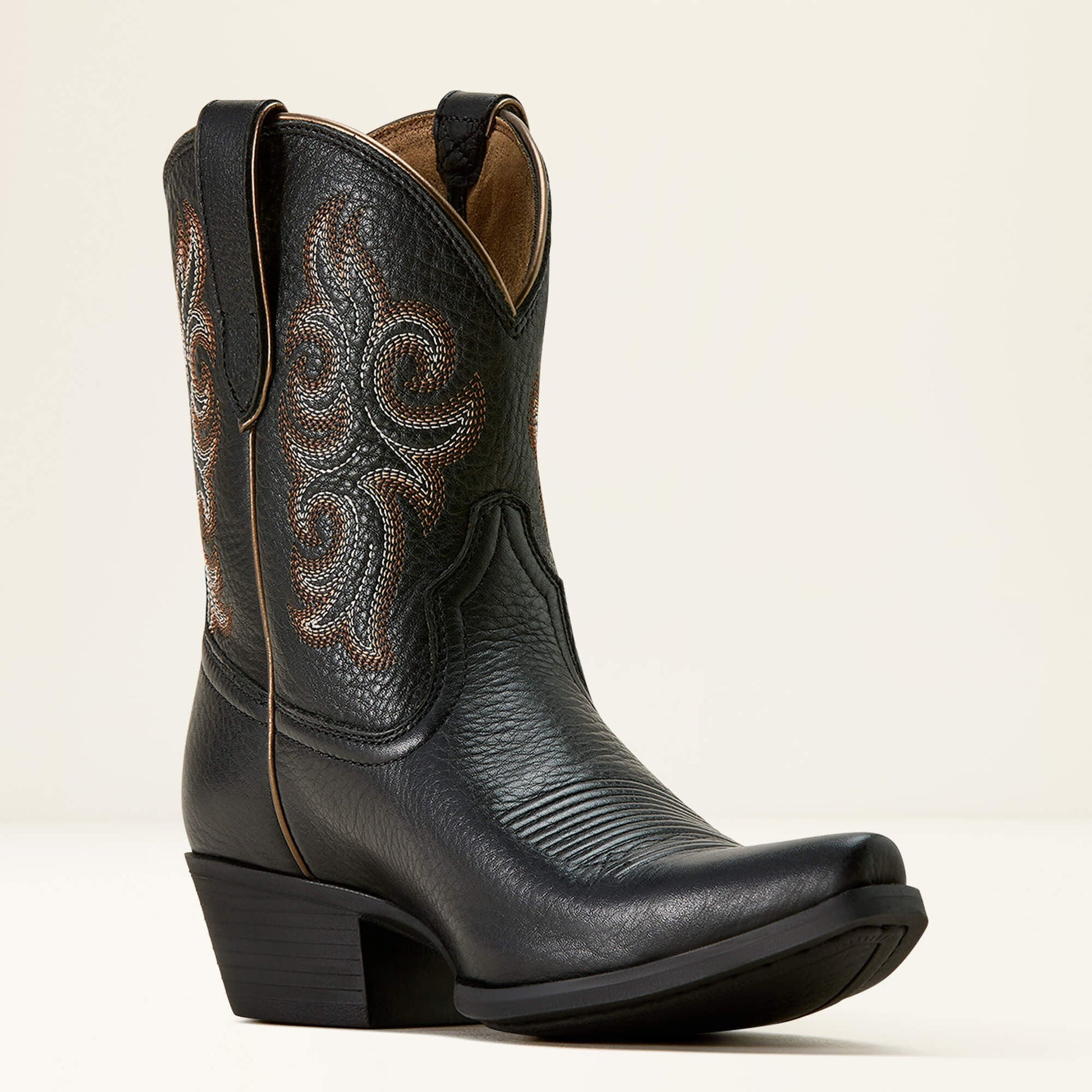 Ariat Lacona X Toe Western Boot black women’s western boot front angle view