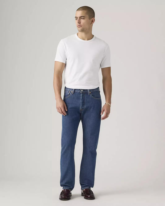 Levi’s 501 Original Fit men’s blue jeans front view