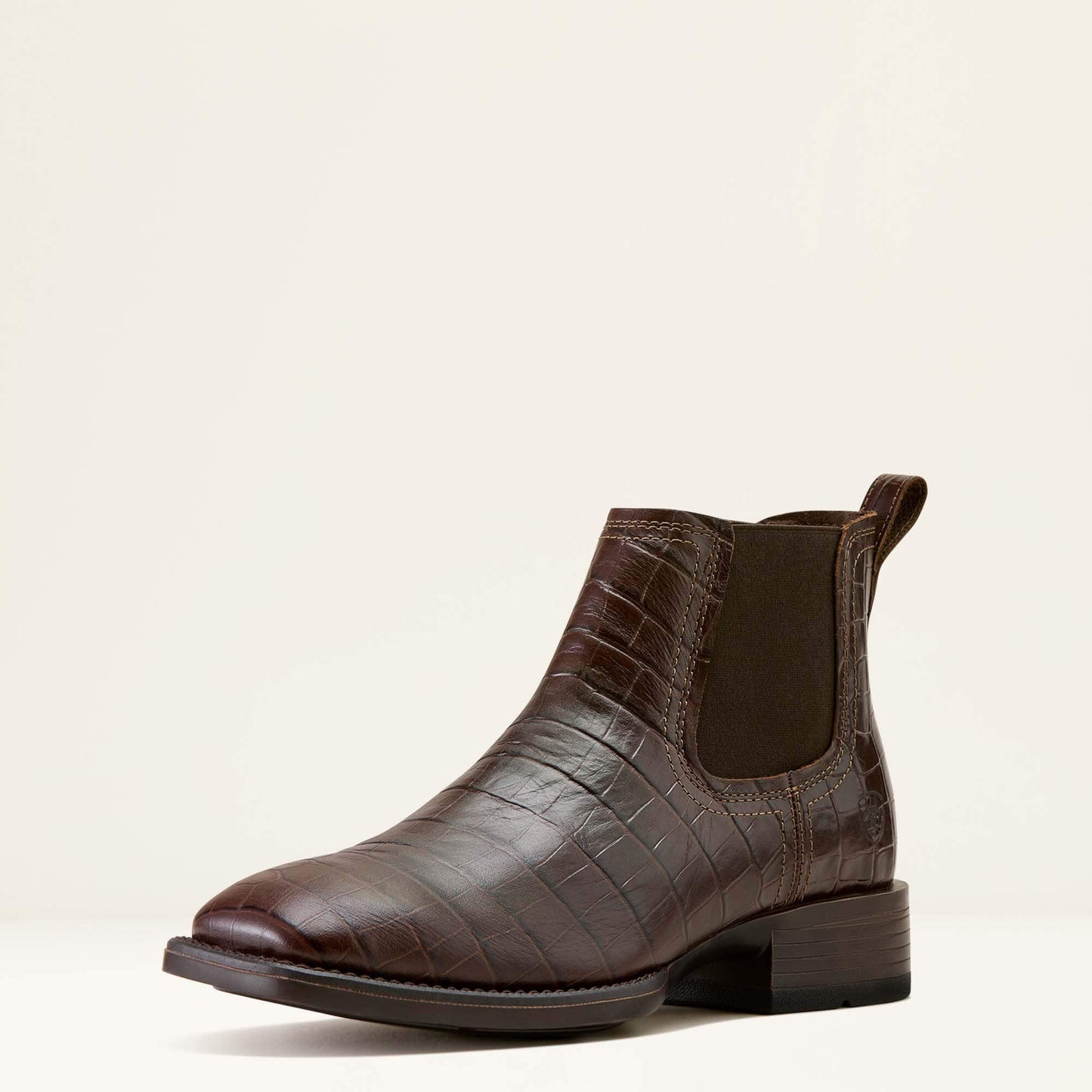 Ariat Booker Ultra western boot angled side profile