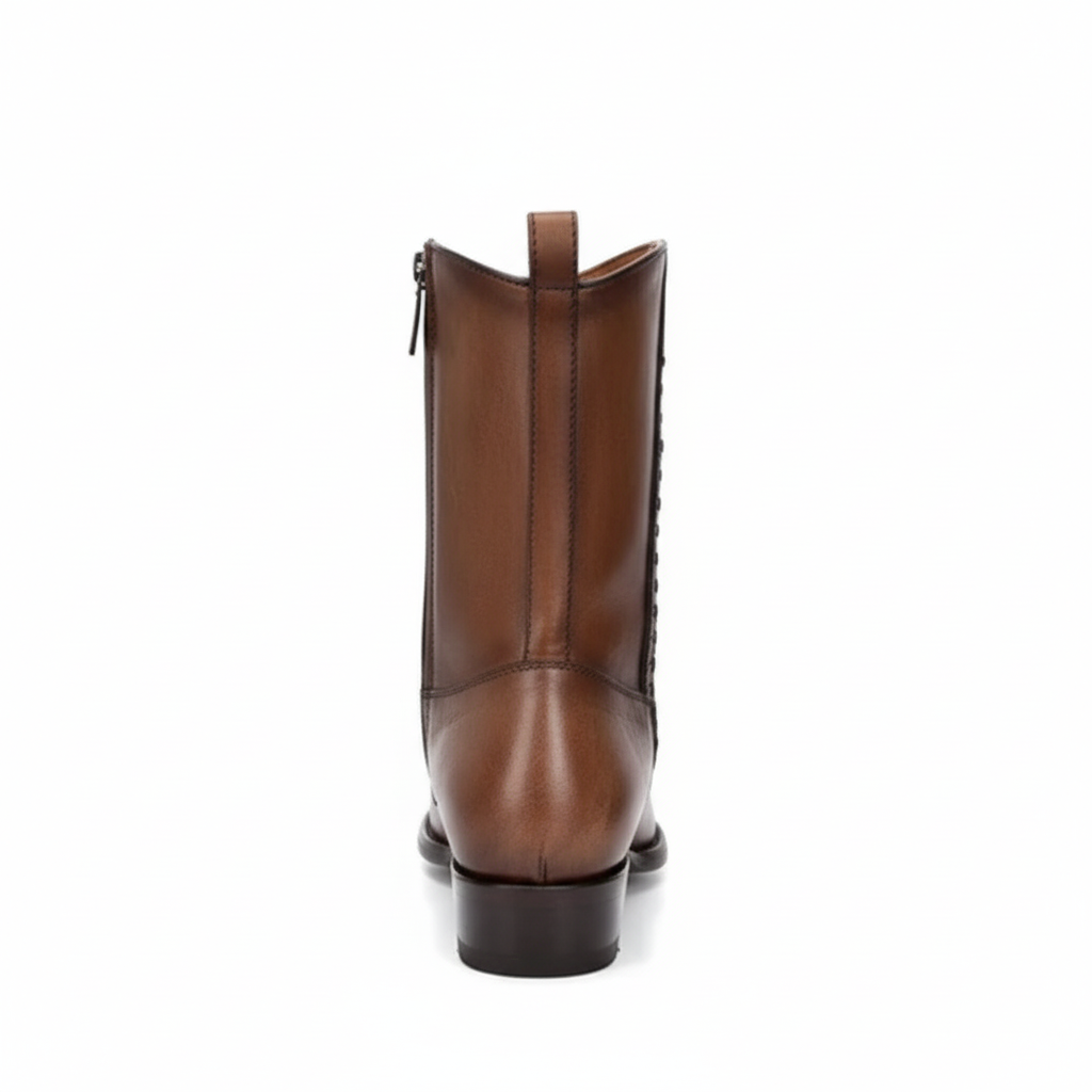 Maple Woven Narrow Square Toe Boot