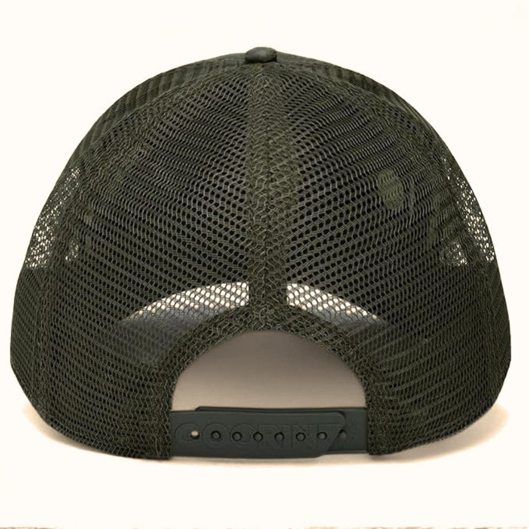 Goorin Bros. The Cancelled Skull Trucker Hat back view