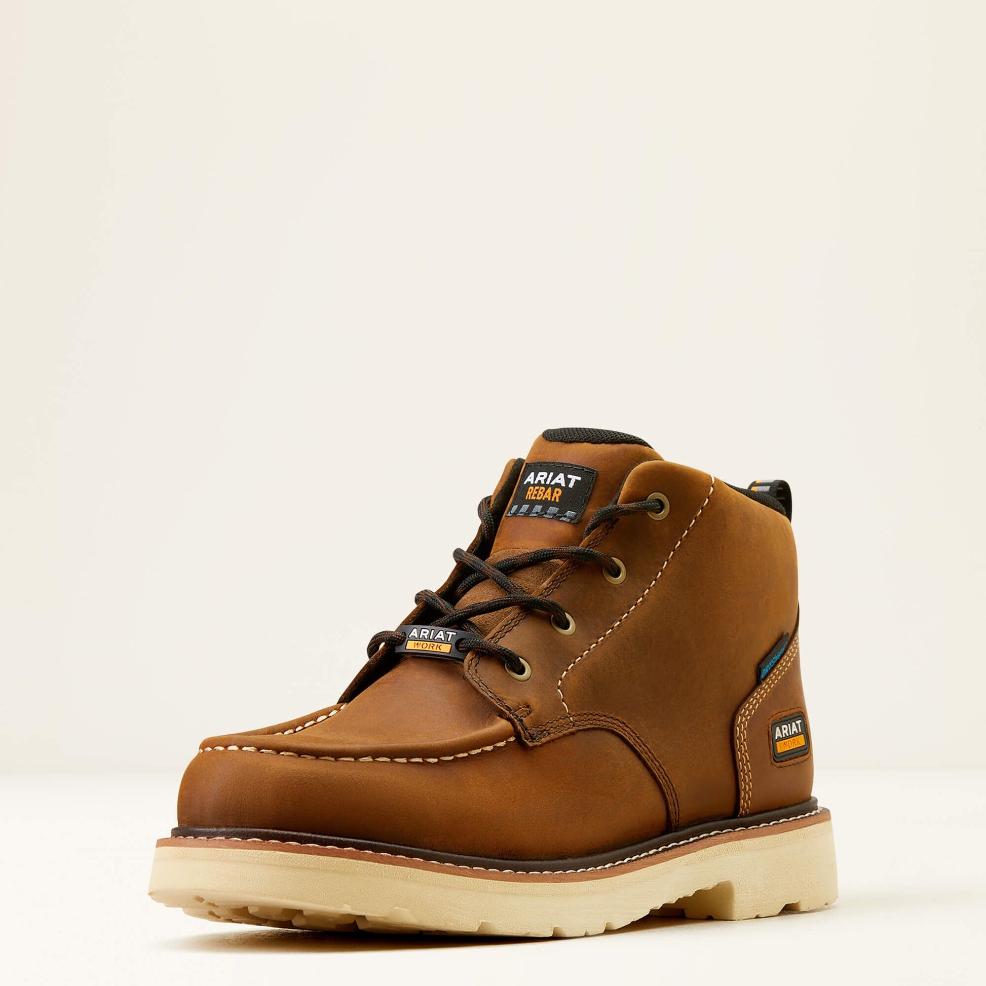 Ariat Rebar Lift Chukka Waterproof Work Boot front angle view