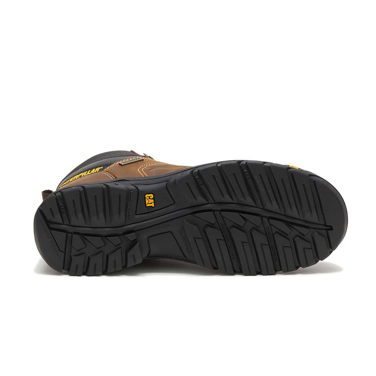CAT Threshold Waterproof Steel Toe Work Boot outsole detail