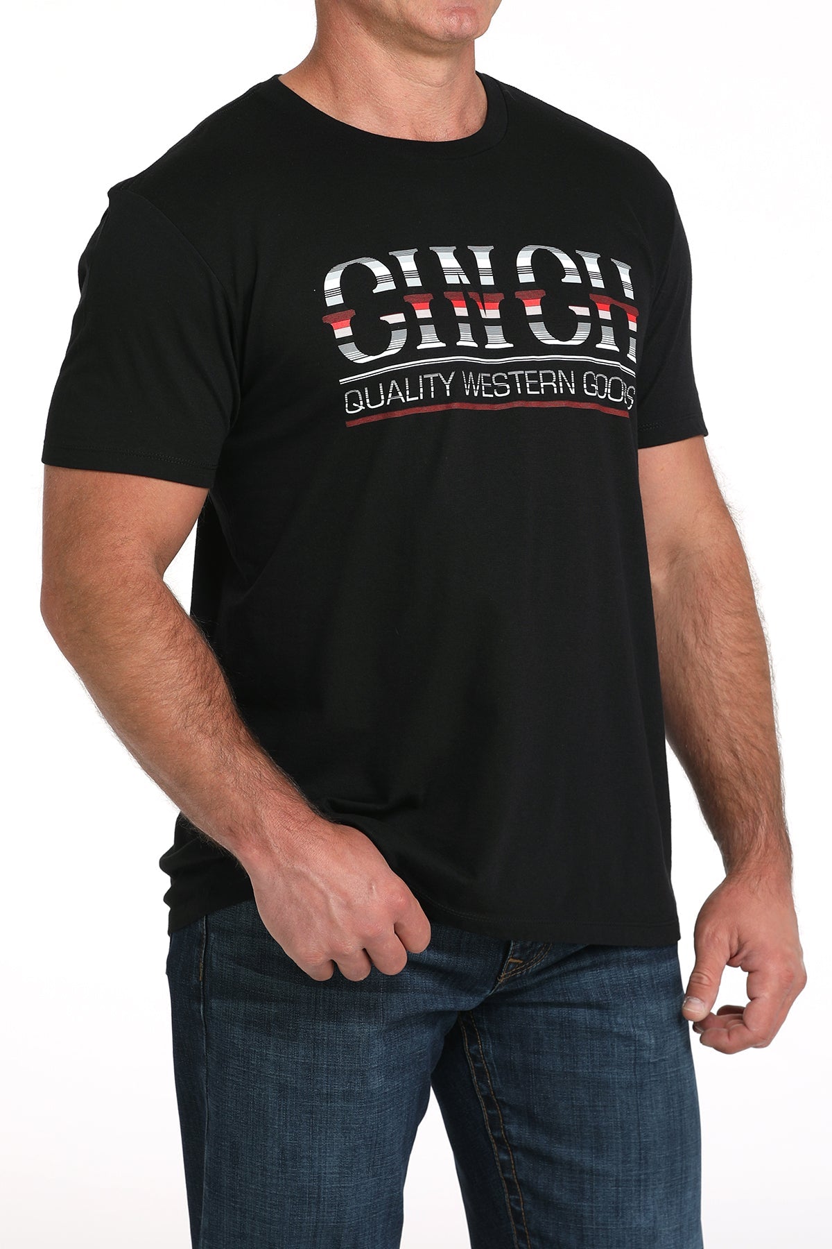 Cinch Men’s Short Sleeve Graphic Tee angled view