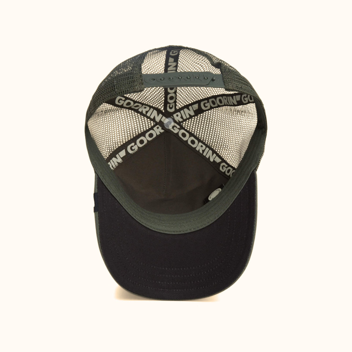 Goorin Bros. Lone Wolf Trucker Hat interior view