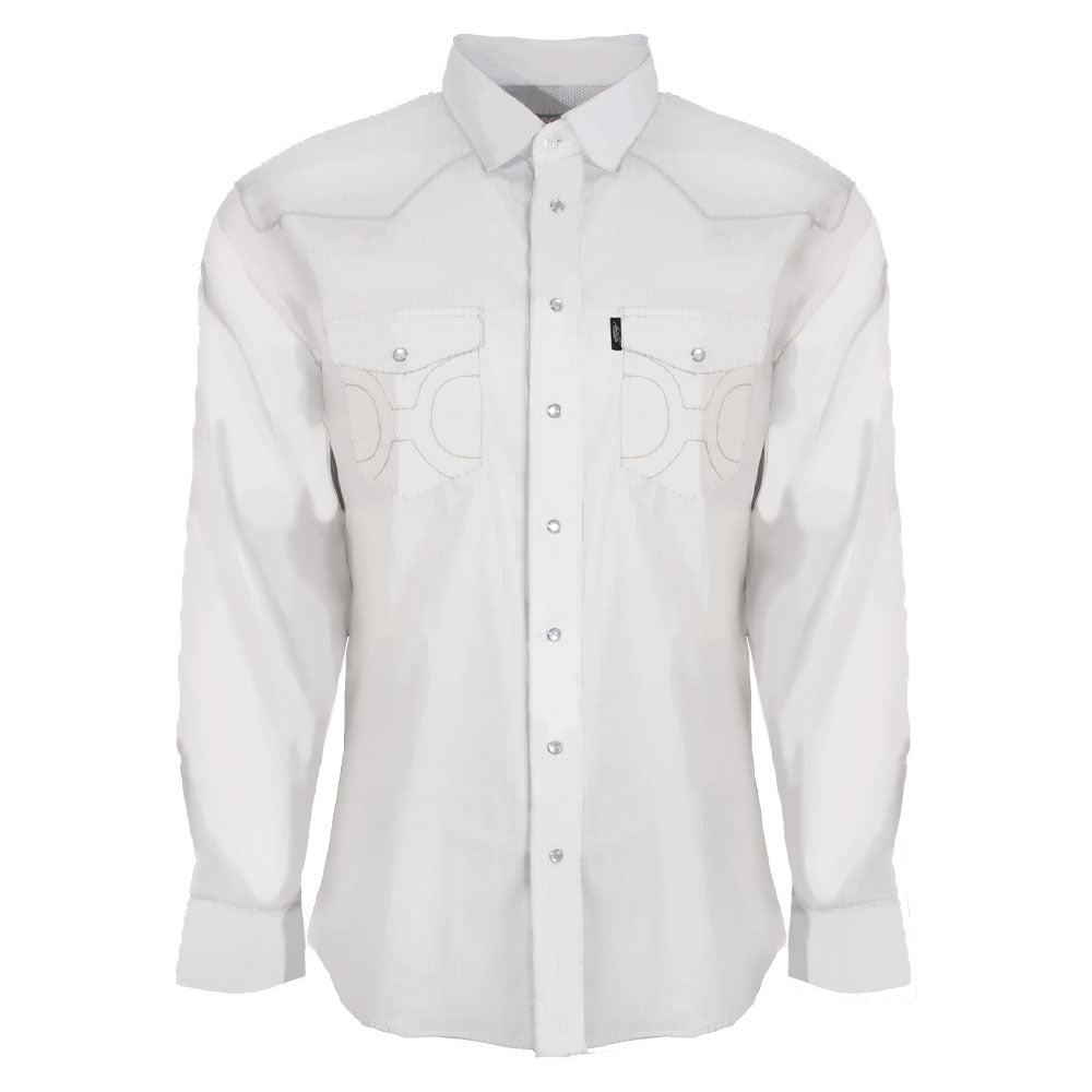Hooey Dos Sol Long Sleeve Pearl Snap Shirt front view