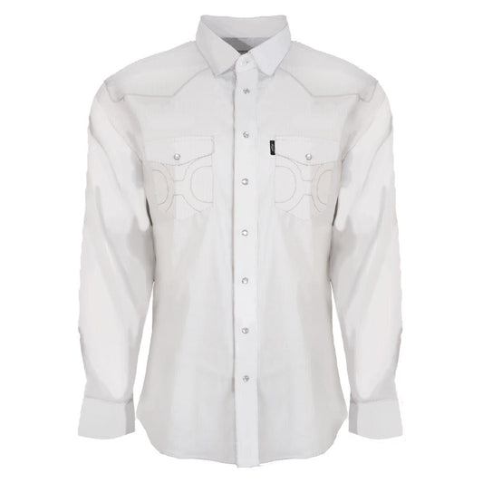 Hooey Dos Sol Long Sleeve Pearl Snap Shirt front view