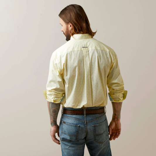 Ariat Wrinkle Free Cade Classic Fit Shirt rear view